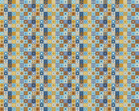 Toilettenrückwand Patchwork