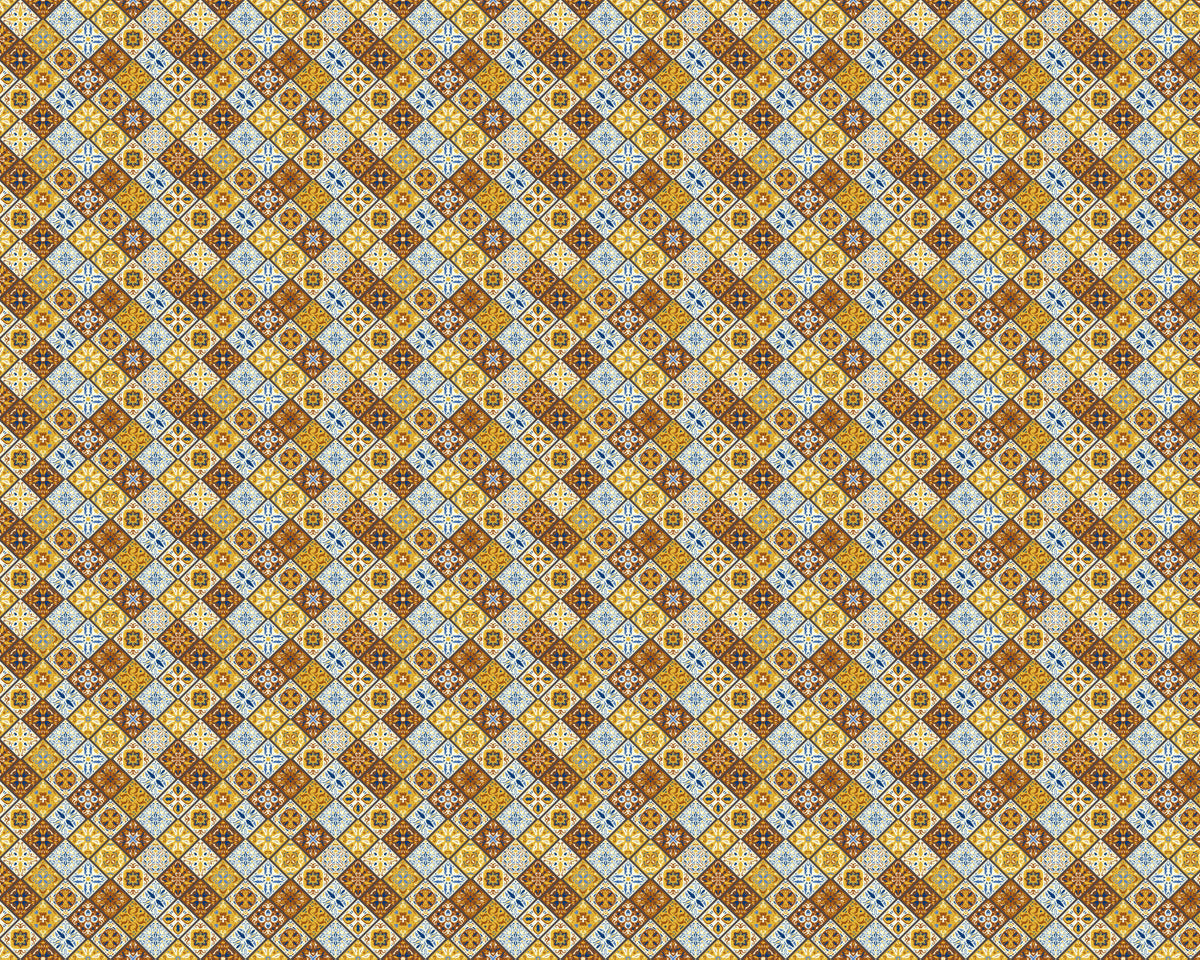 Toilettenrückwand Patchwork