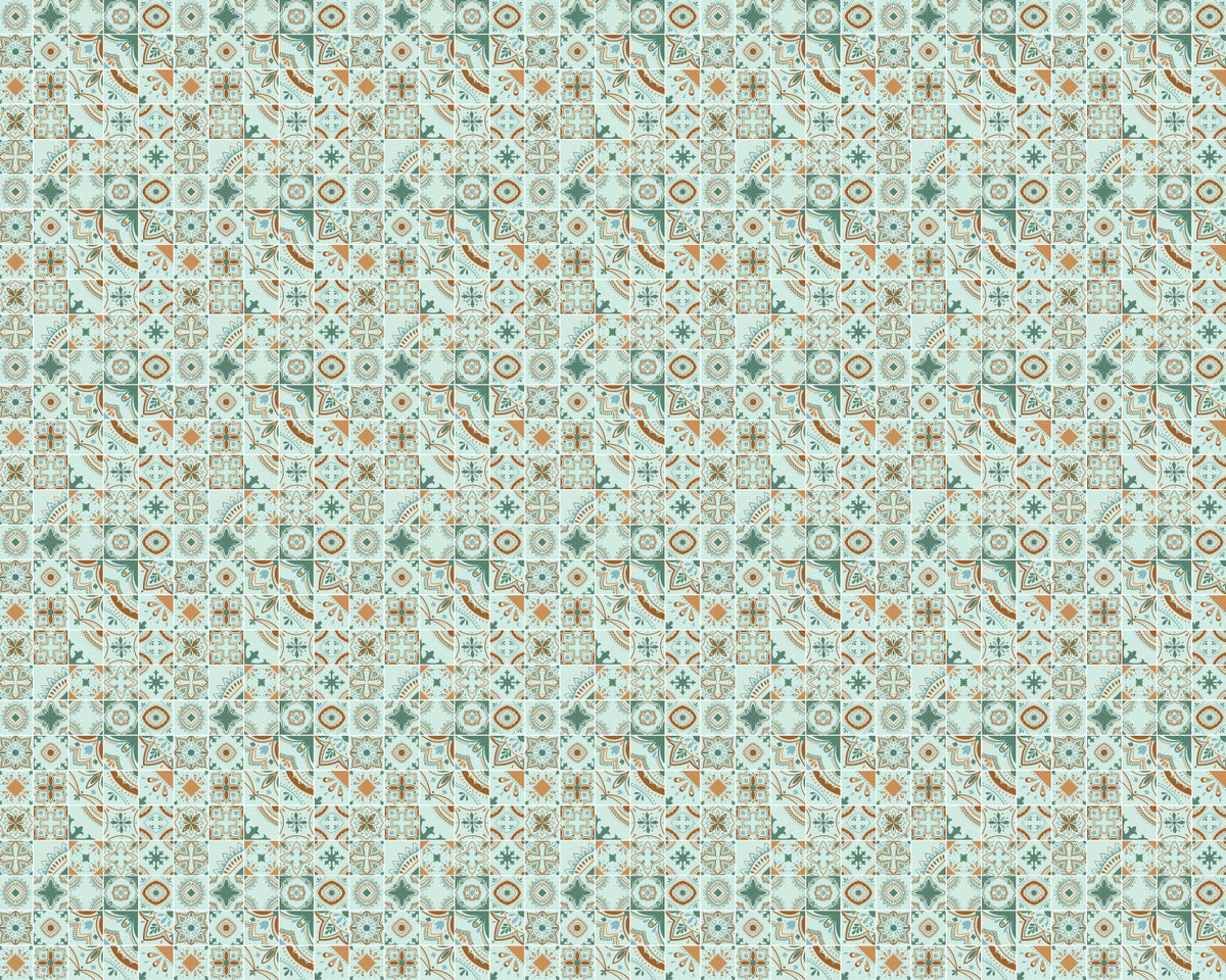 Toilettenrückwand Patchwork