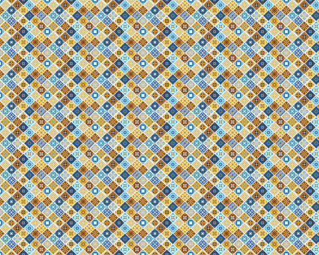 Toilettenrückwand Patchwork