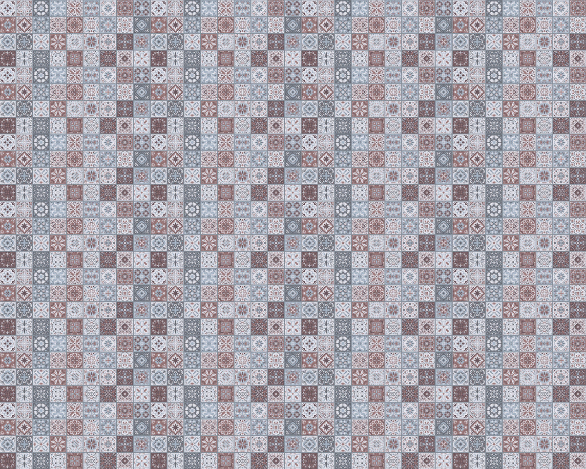 Toilettenrückwand Patchwork