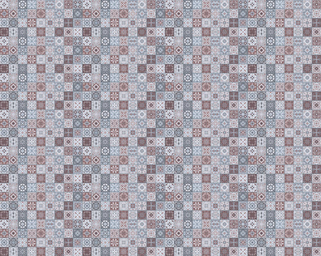 Toilettenrückwand Patchwork