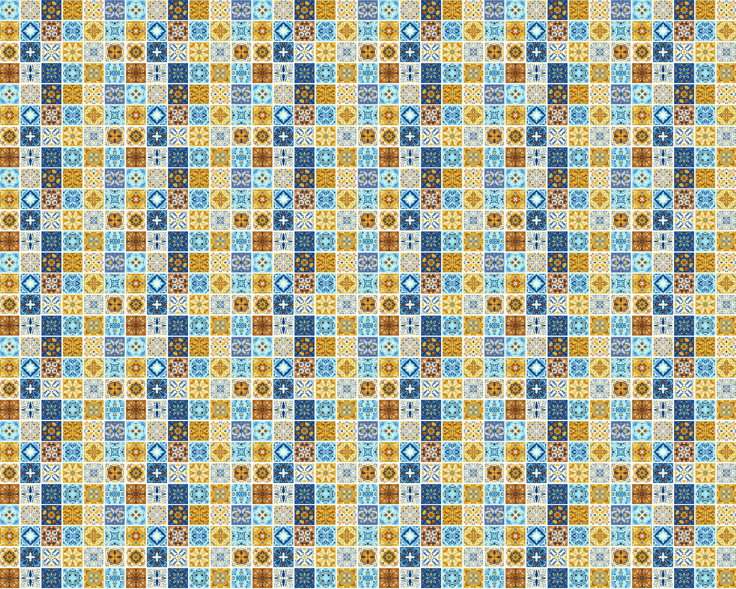 Toilettenrückwand Patchwork