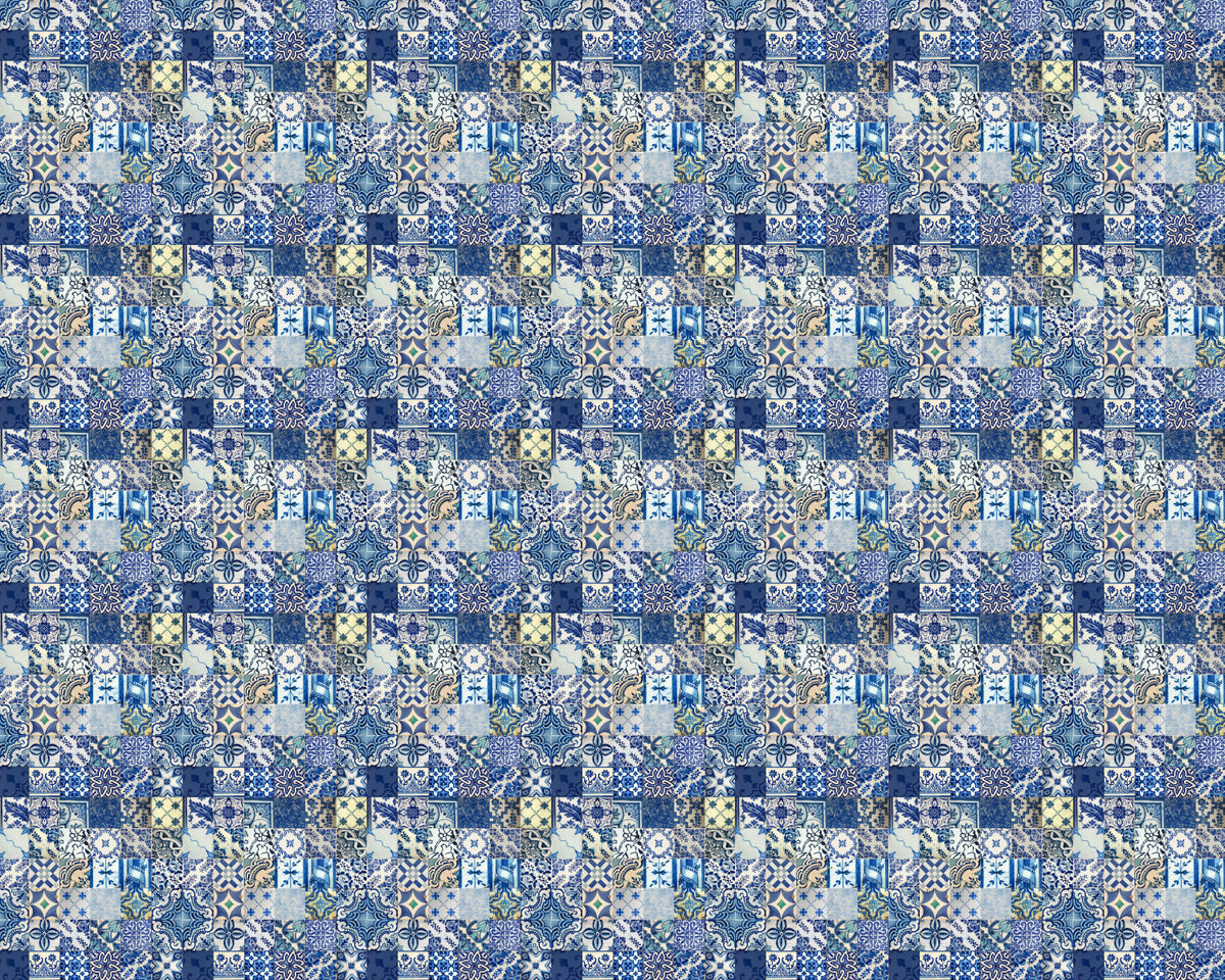 Toilettenrückwand Patchwork