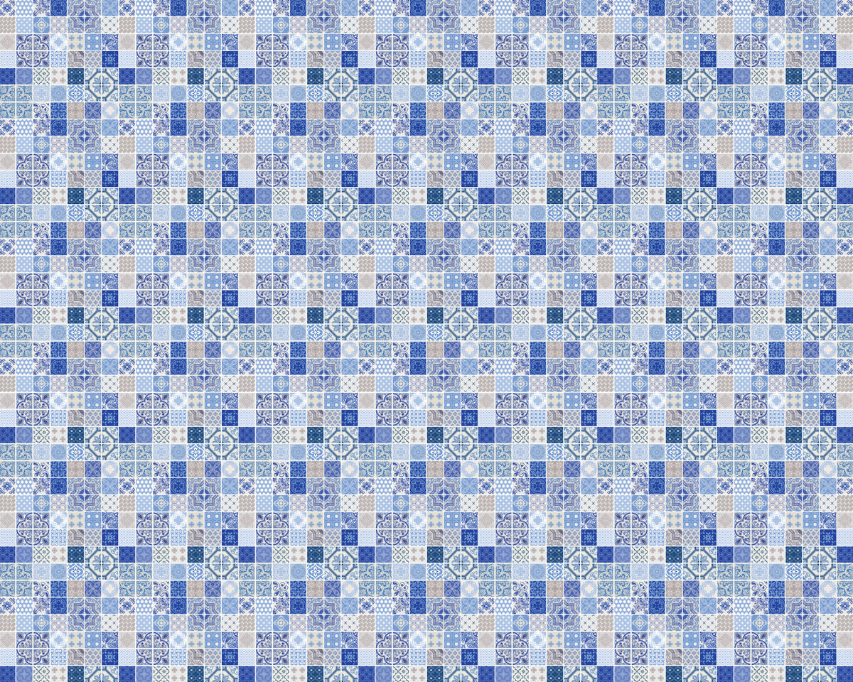 Toilettenrückwand Patchwork