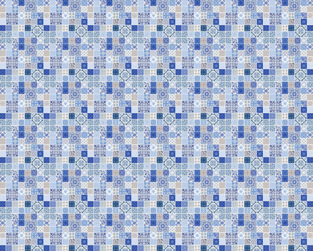 Toilettenrückwand Patchwork