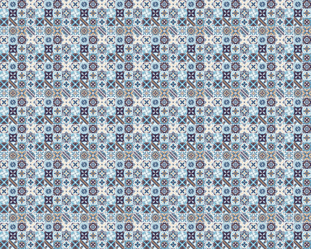 Toilettenrückwand Patchwork