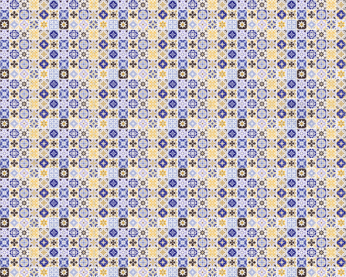 Toilettenrückwand Patchwork