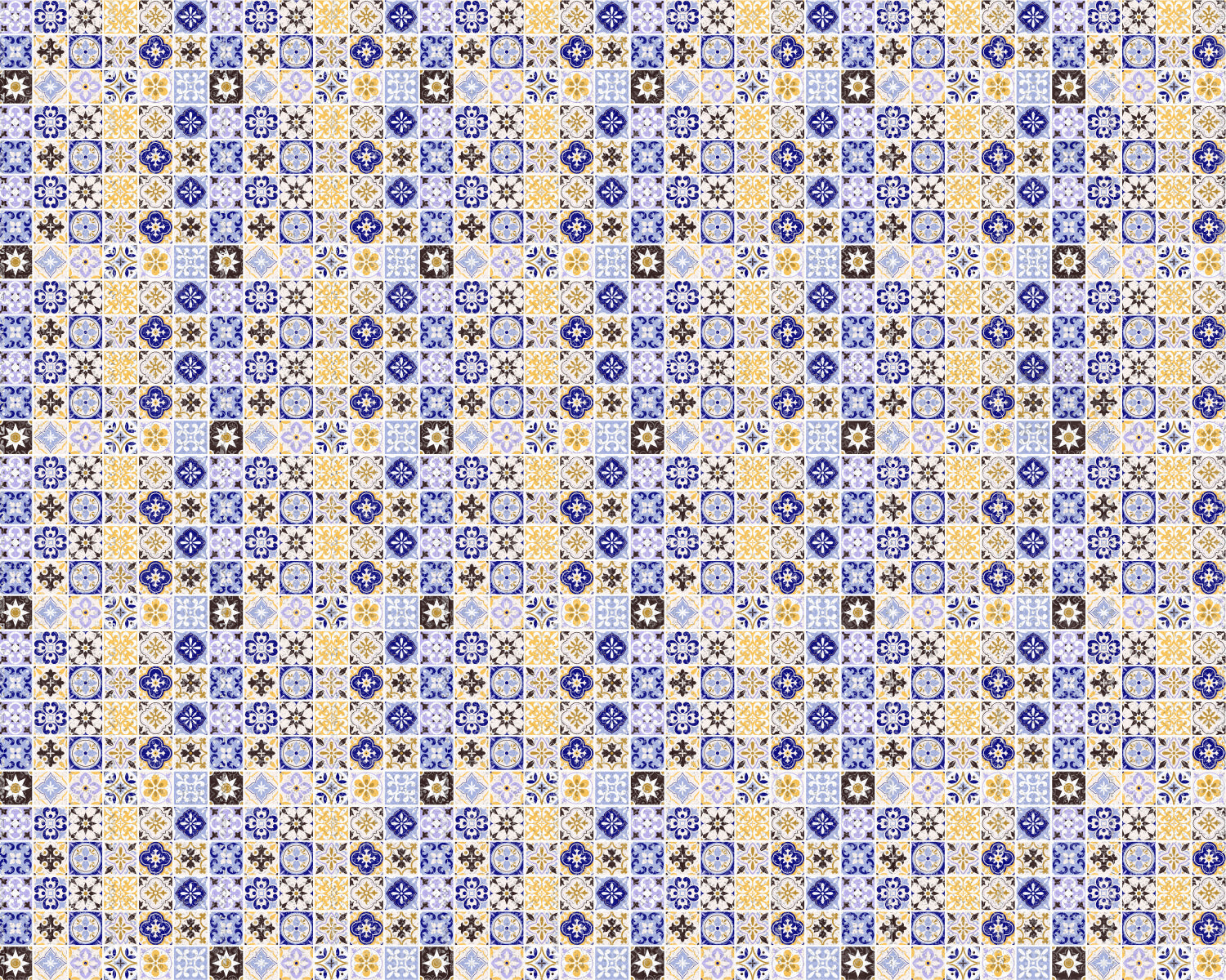 Toilettenrückwand Patchwork