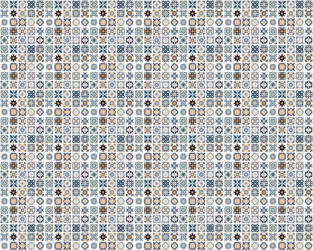 Toilettenrückwand Patchwork