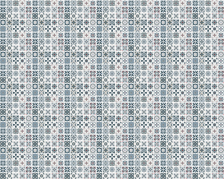 Toilettenrückwand Patchwork