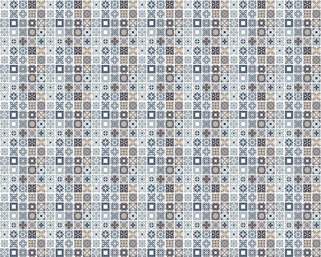 Toilettenrückwand Patchwork