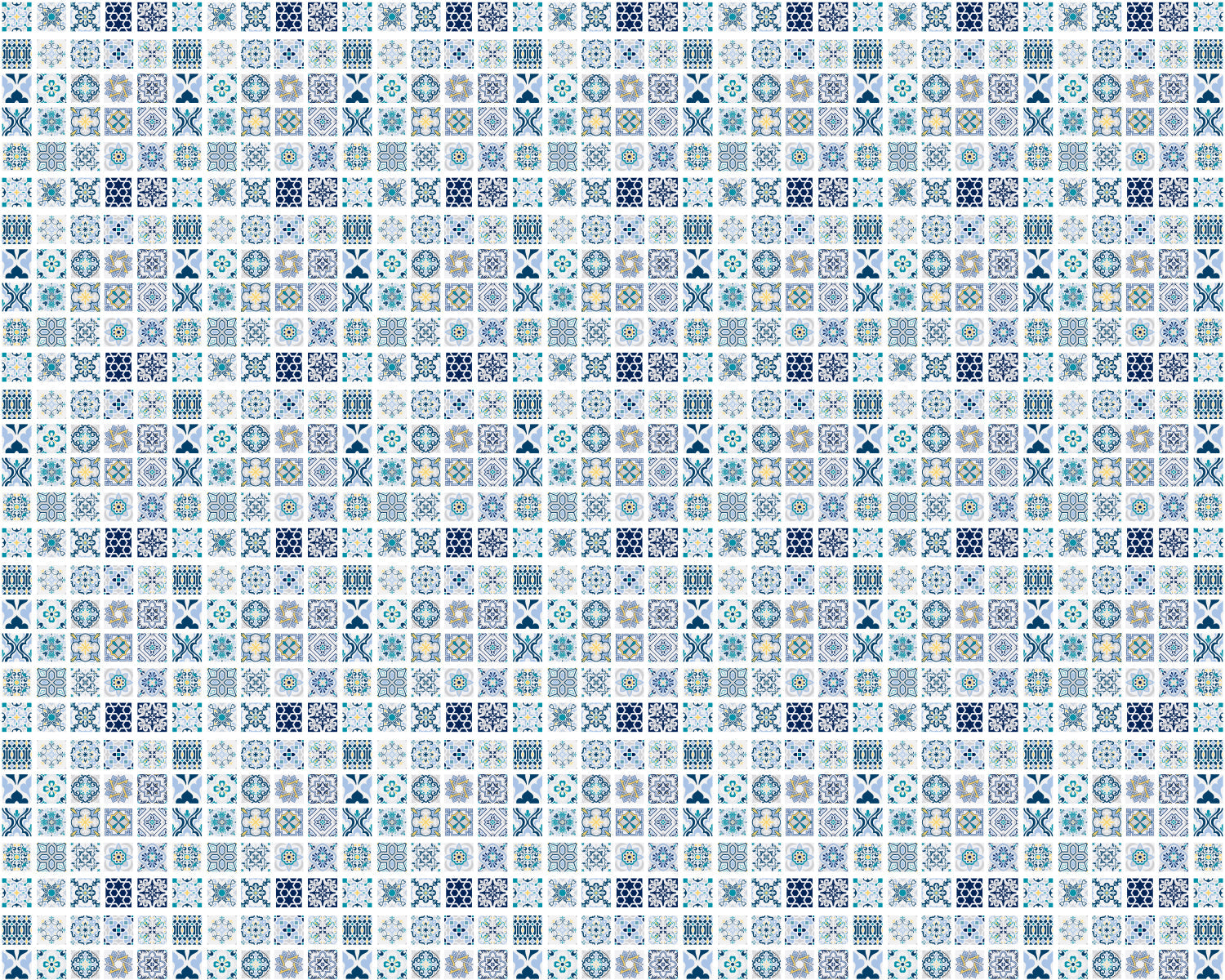 Toilettenrückwand Patchwork