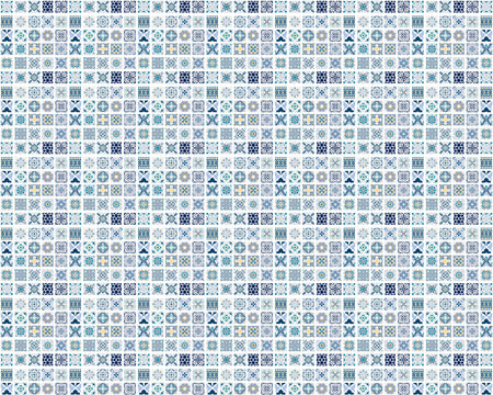 Toilettenrückwand Patchwork