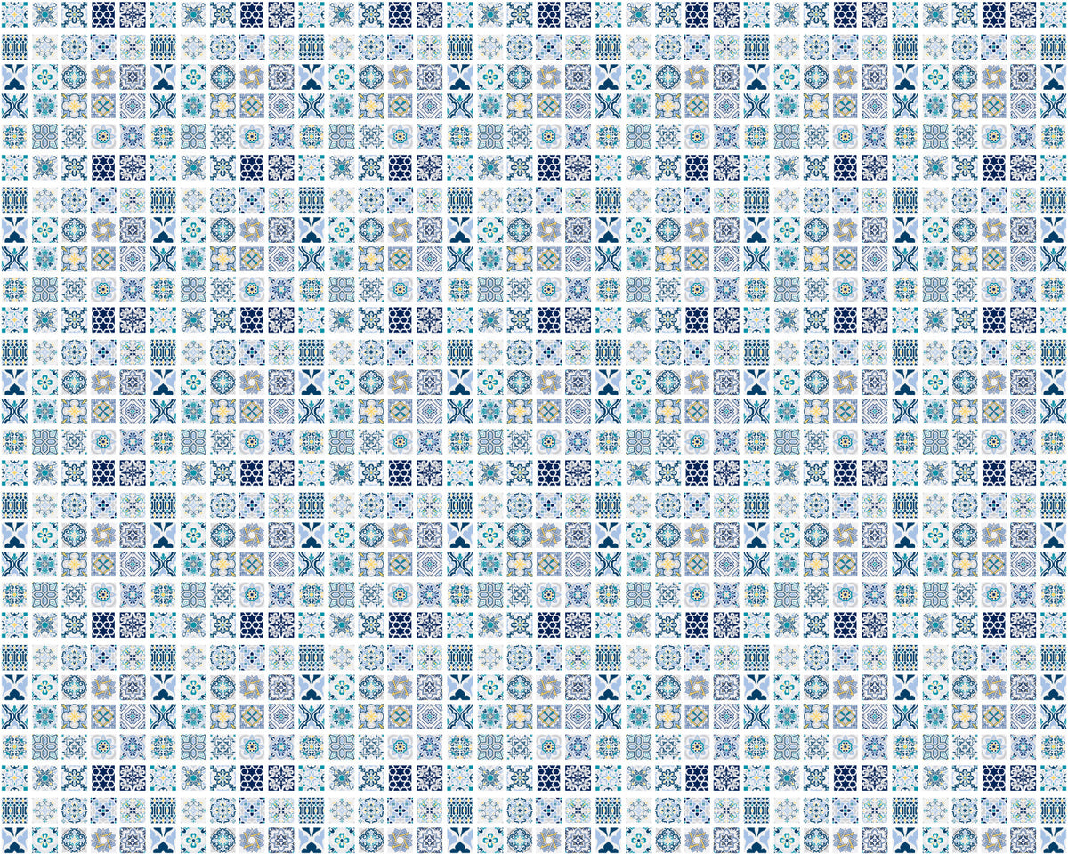 Toilettenrückwand Patchwork