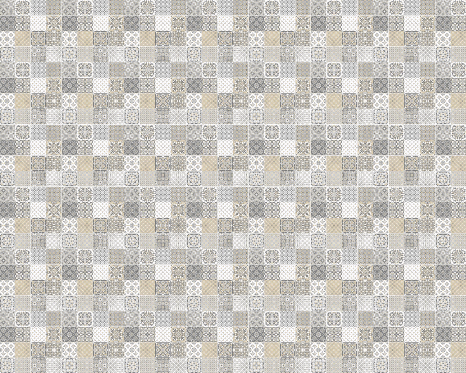Toilettenrückwand Patchwork