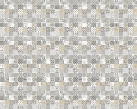 Toilettenrückwand Patchwork