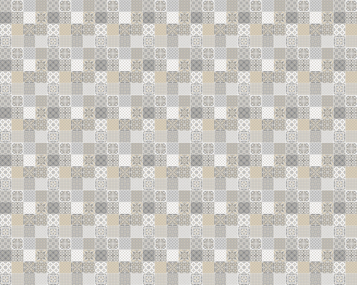 Toilettenrückwand Patchwork