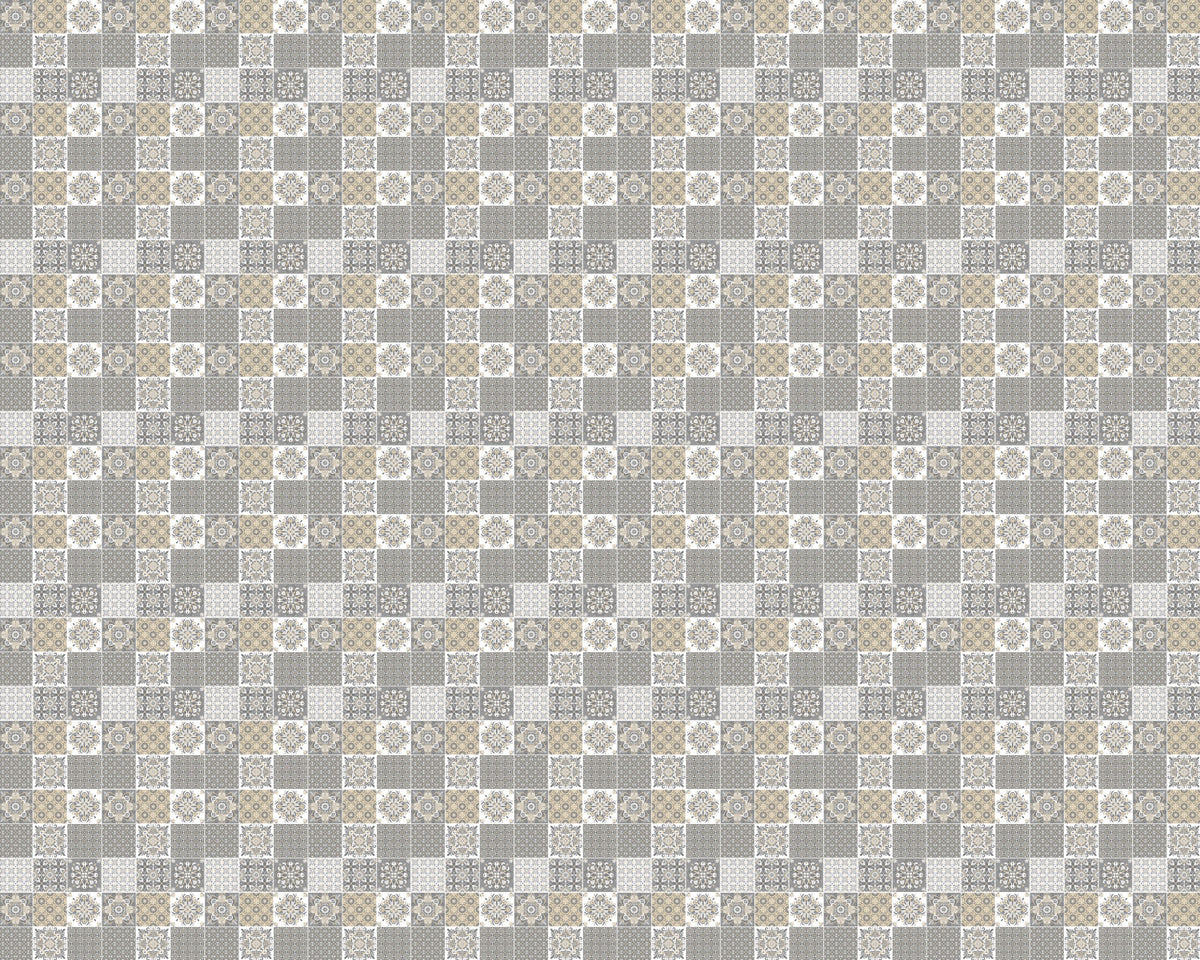 Toilettenrückwand Patchwork