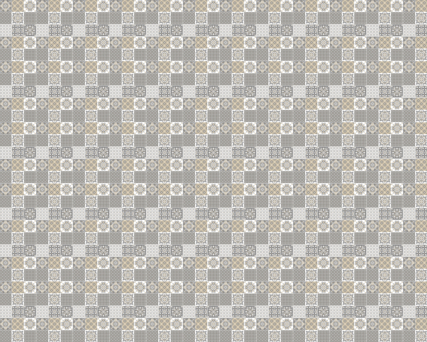 Toilettenrückwand Patchwork