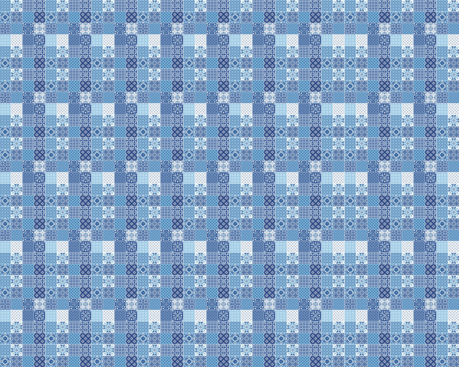 Toilettenrückwand Patchwork