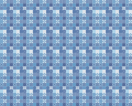 Toilettenrückwand Patchwork
