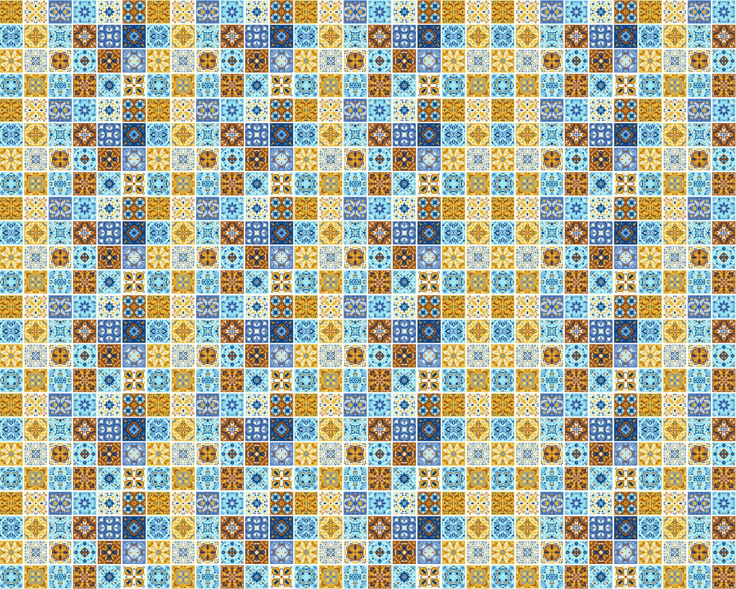 Toilettenrückwand Patchwork