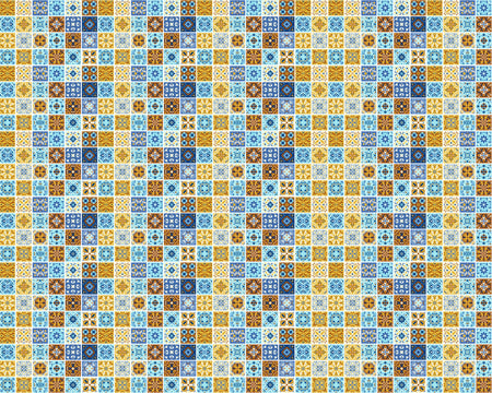 Toilettenrückwand Patchwork