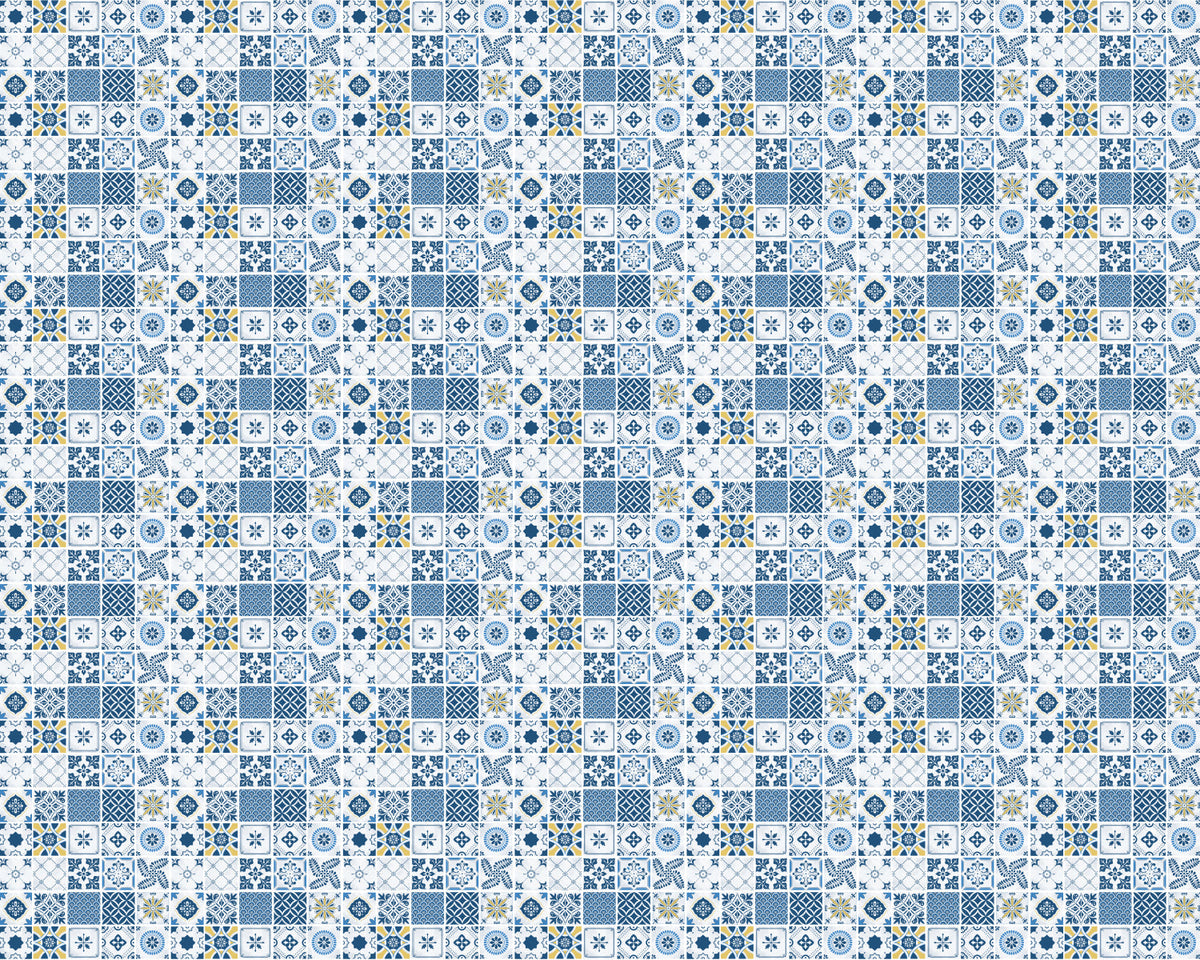Toilettenrückwand Patchwork
