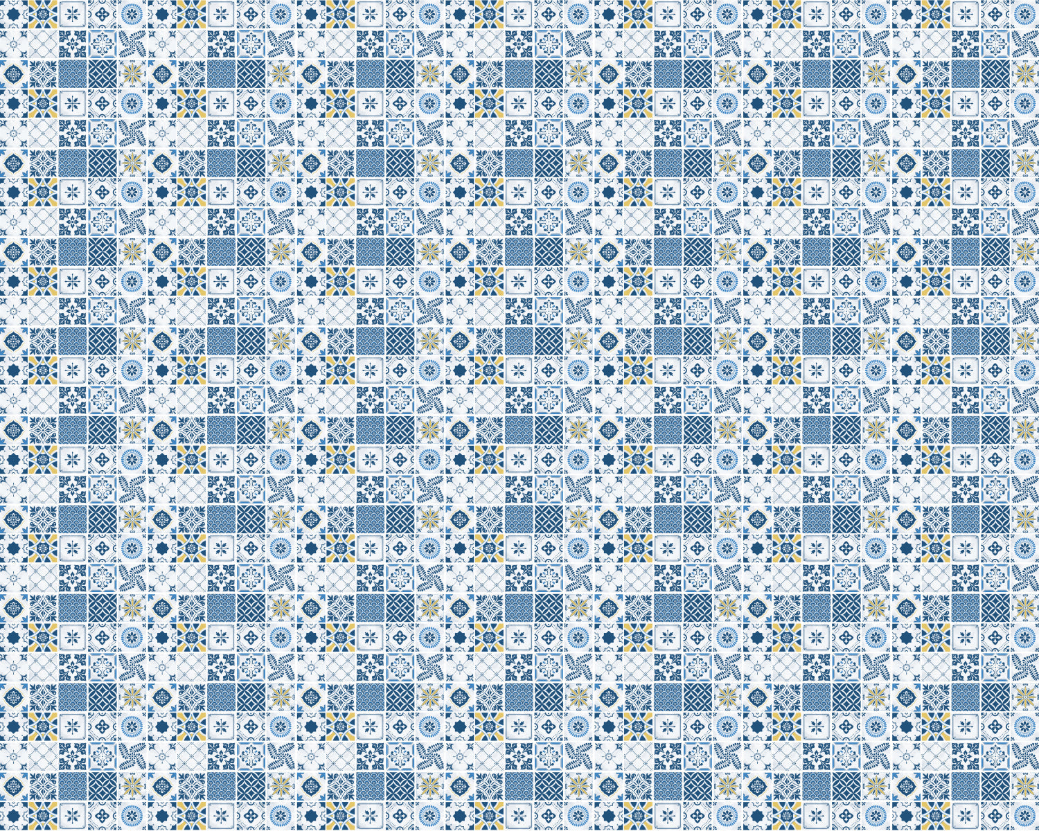 Toilettenrückwand Patchwork