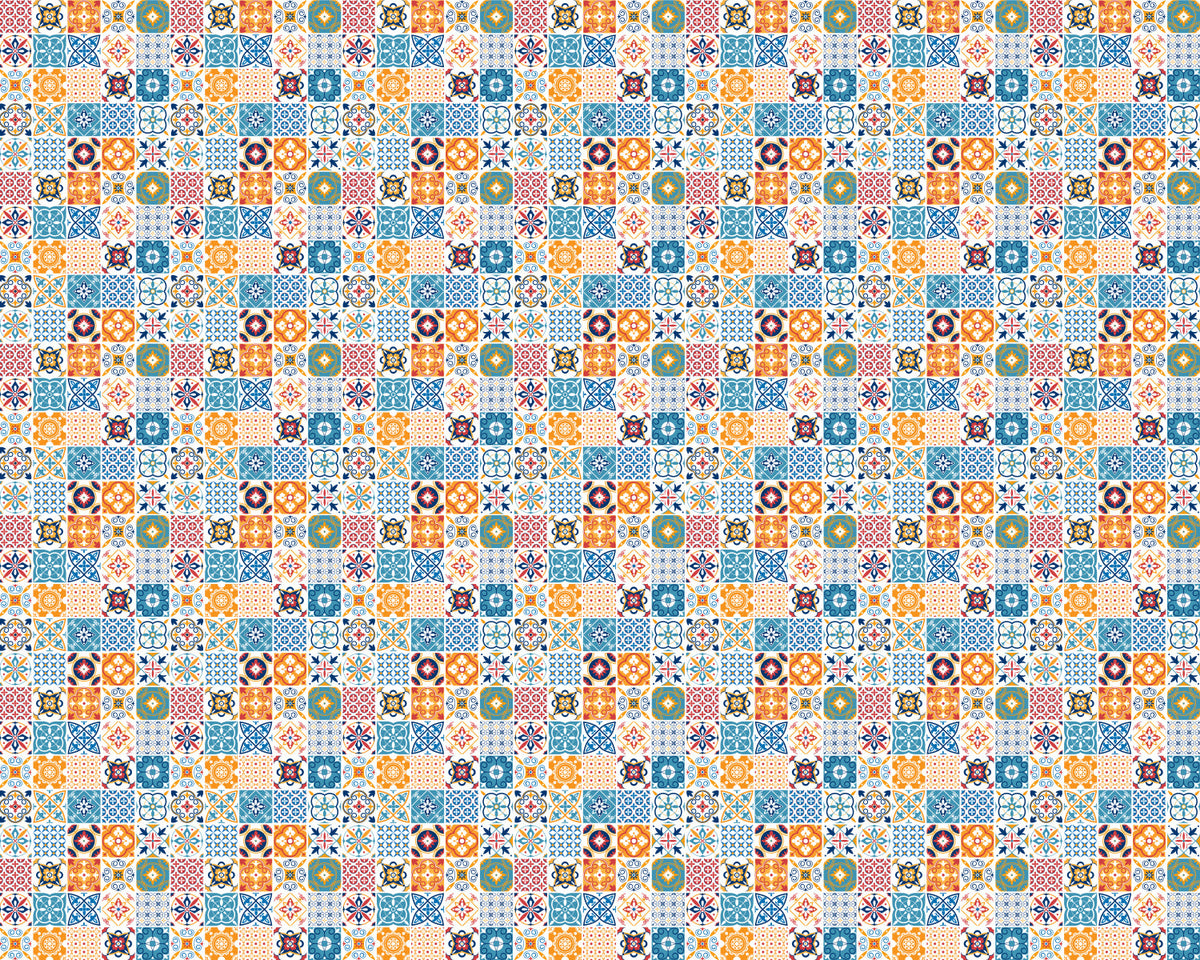 Toilettenrückwand Patchwork