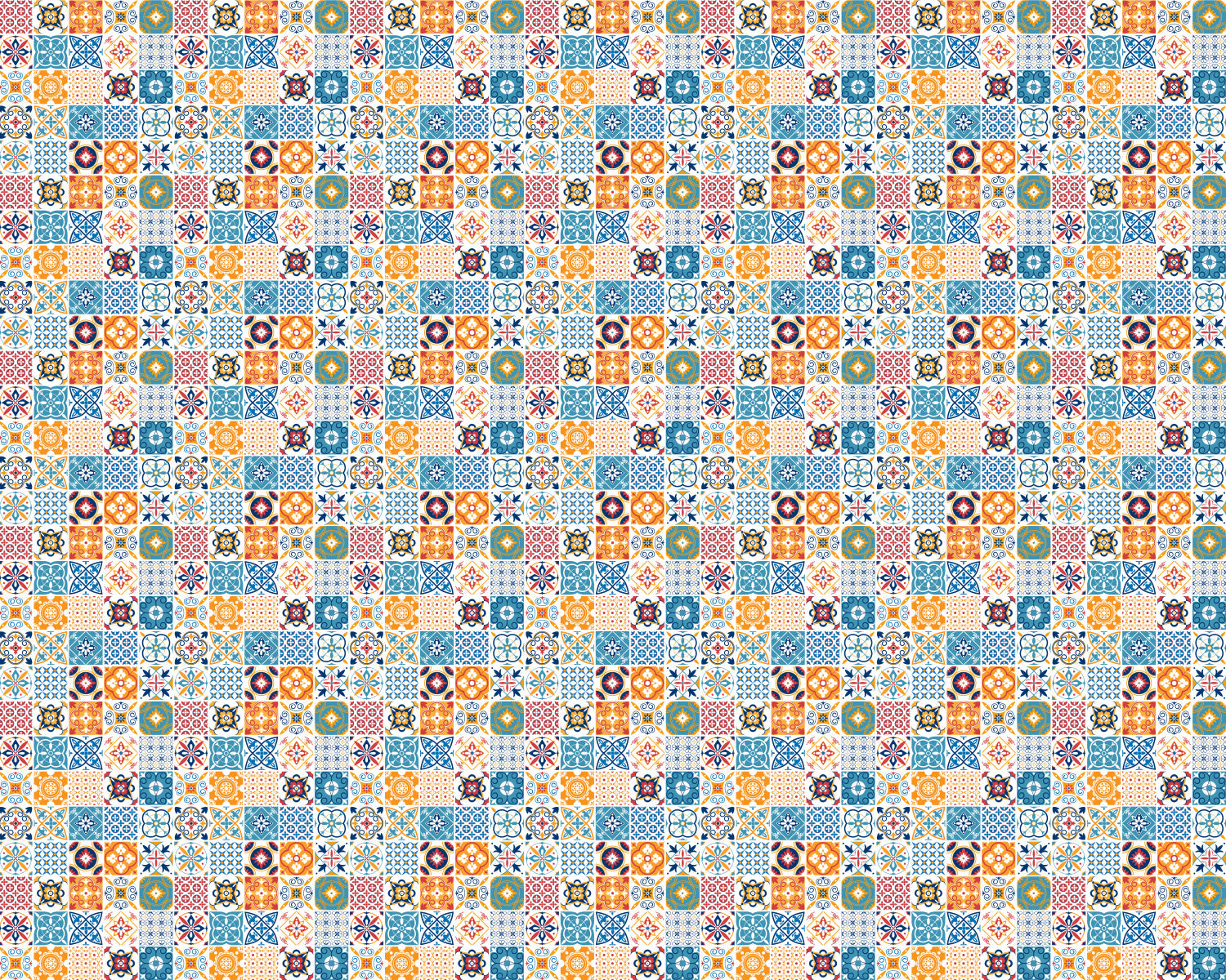 Toilettenrückwand Patchwork