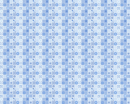Toilettenrückwand Patchwork