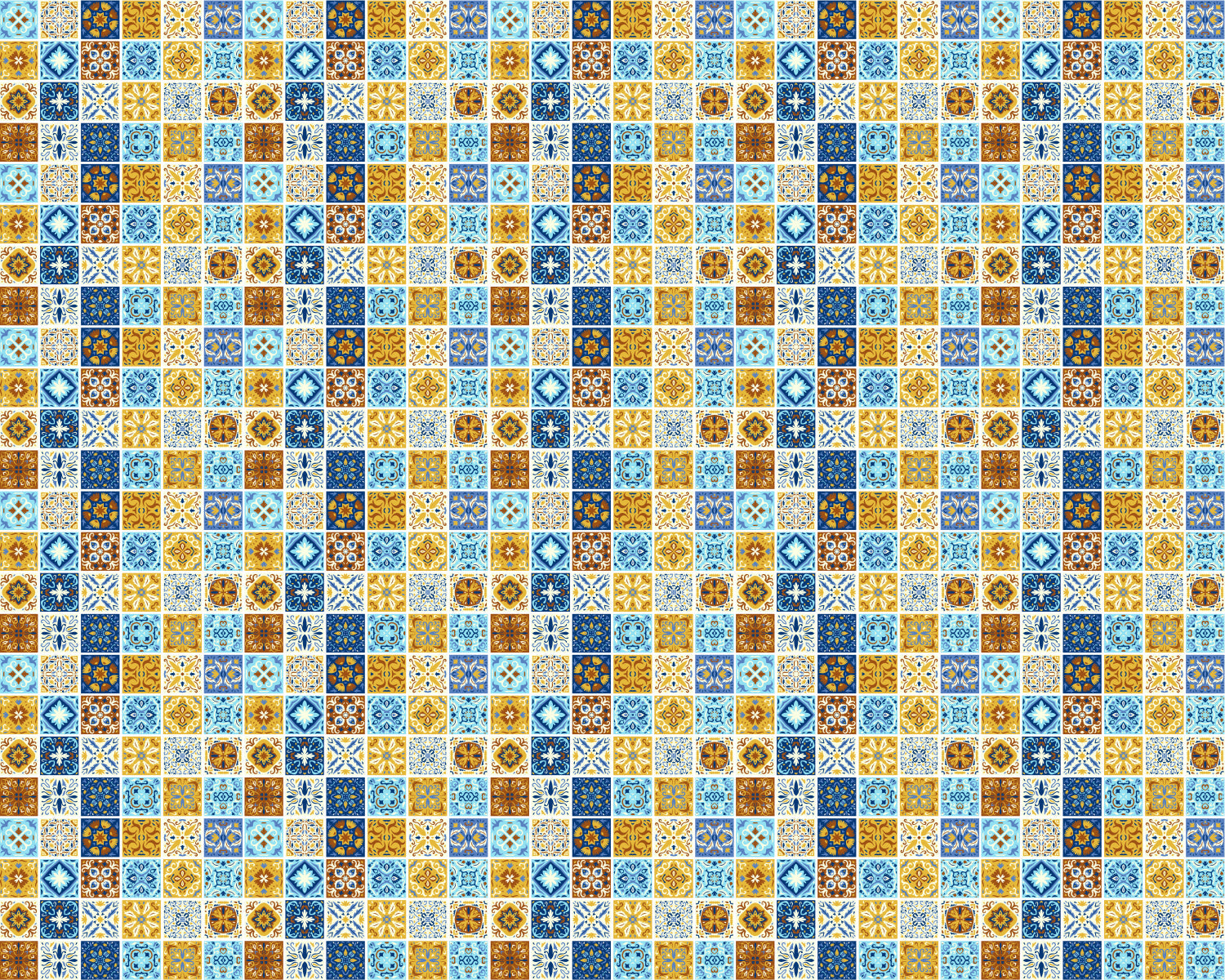 Toilettenrückwand Patchwork