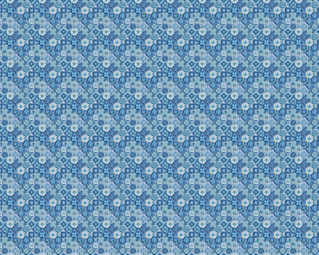 Toilettenrückwand Patchwork