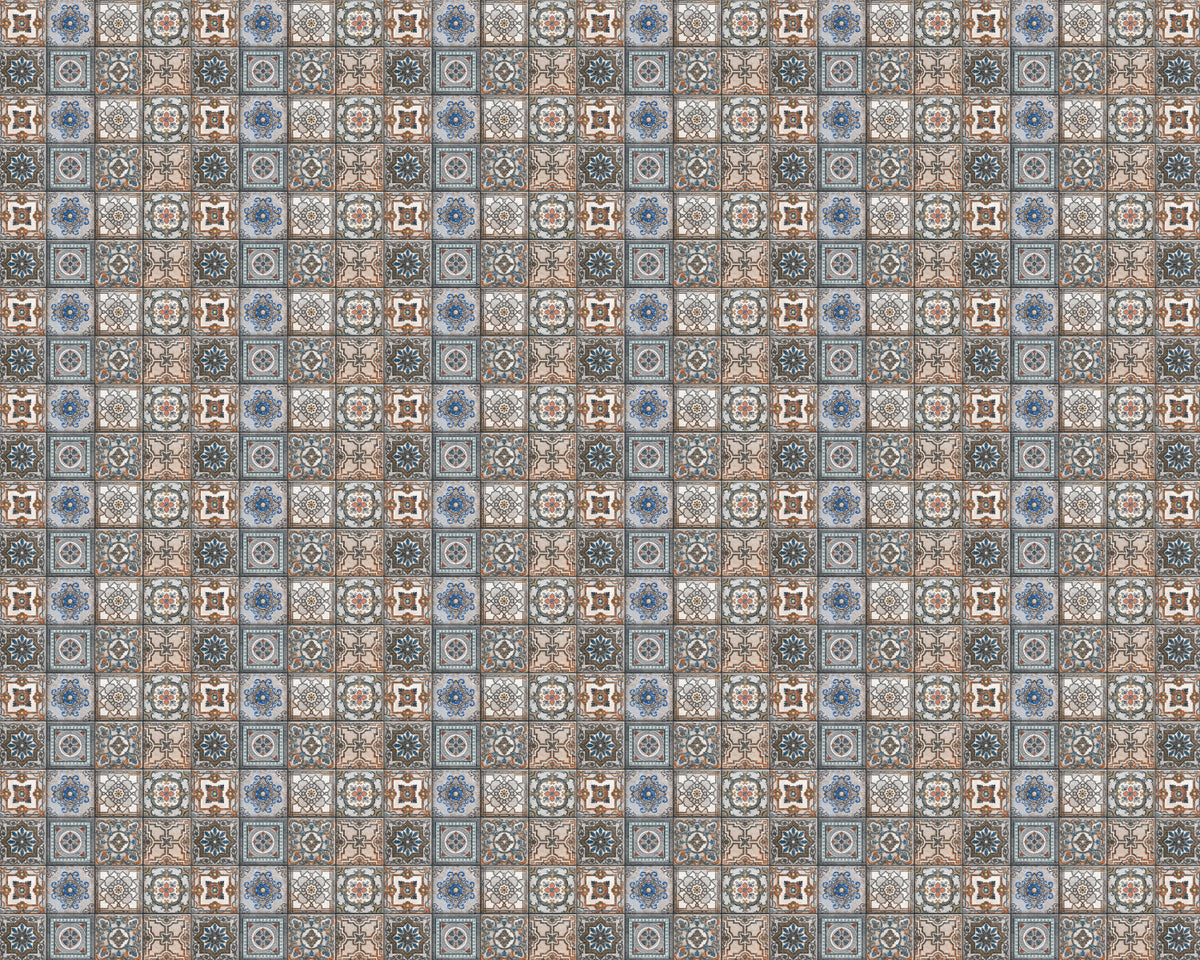 Toilettenrückwand Patchwork