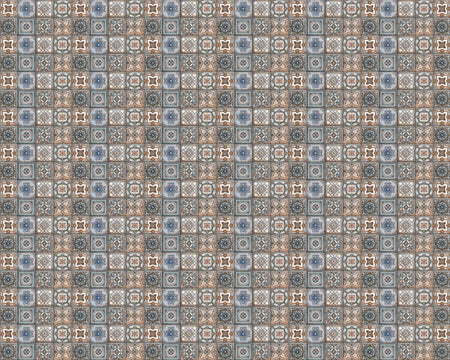 Toilettenrückwand Patchwork