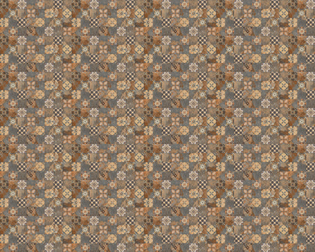 Toilettenrückwand Patchwork