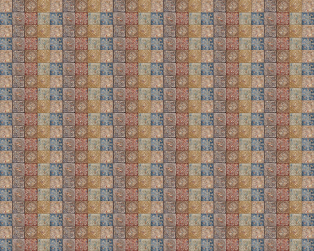Toilettenrückwand Patchwork