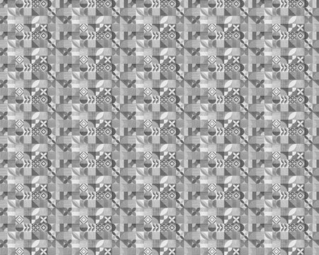 Toilettenrückwand Patchwork