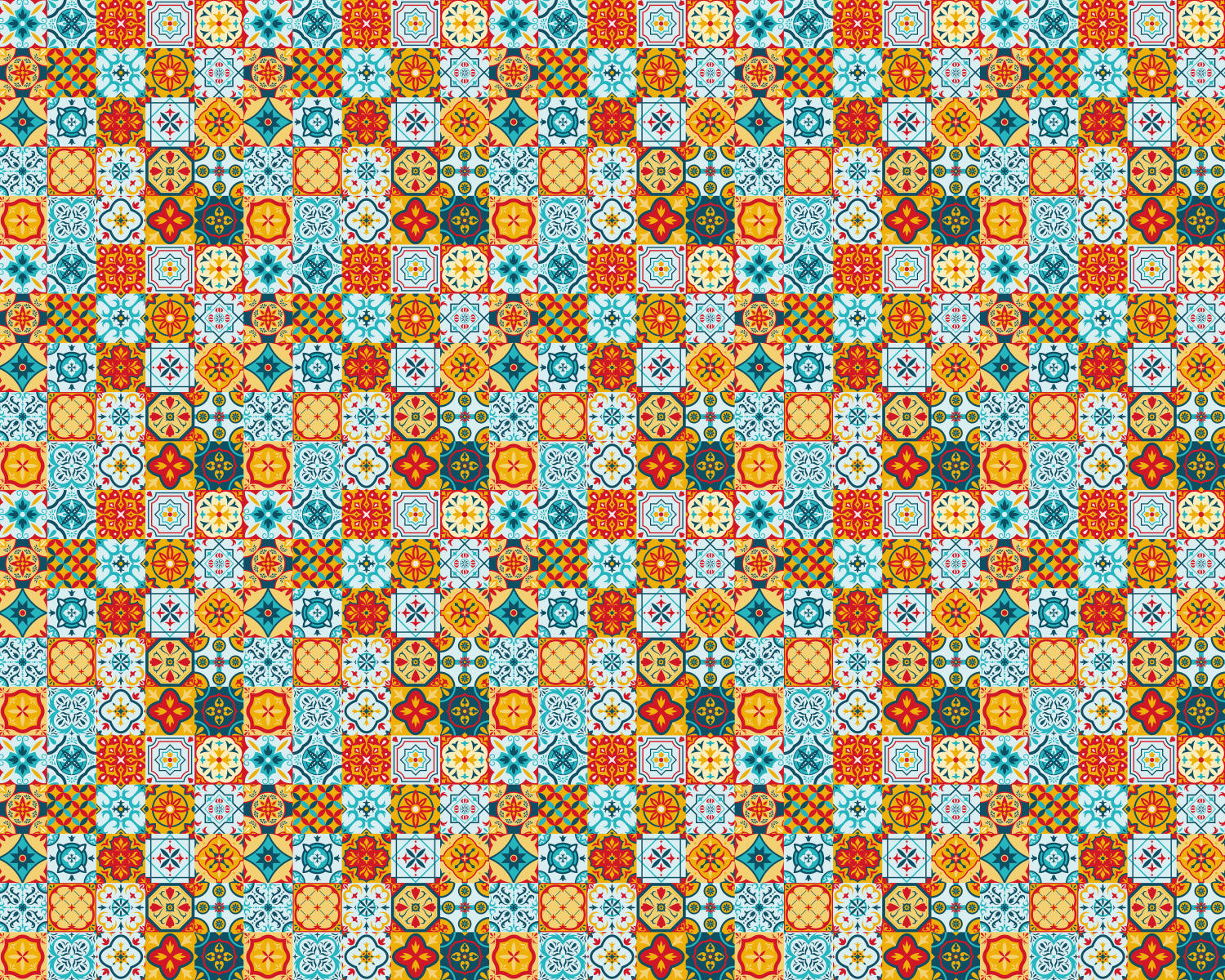 Toilettenrückwand Patchwork
