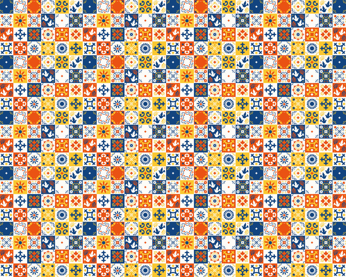 Toilettenrückwand Patchwork