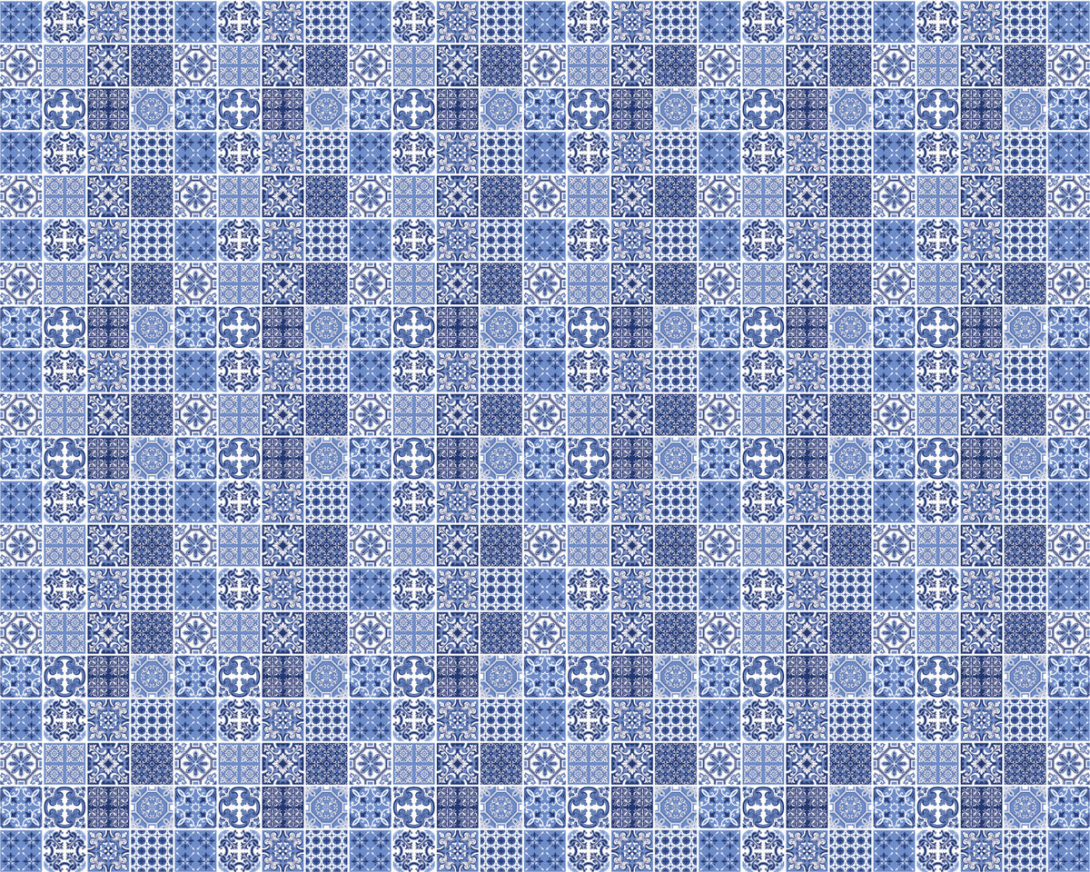 Toilettenrückwand Patchwork