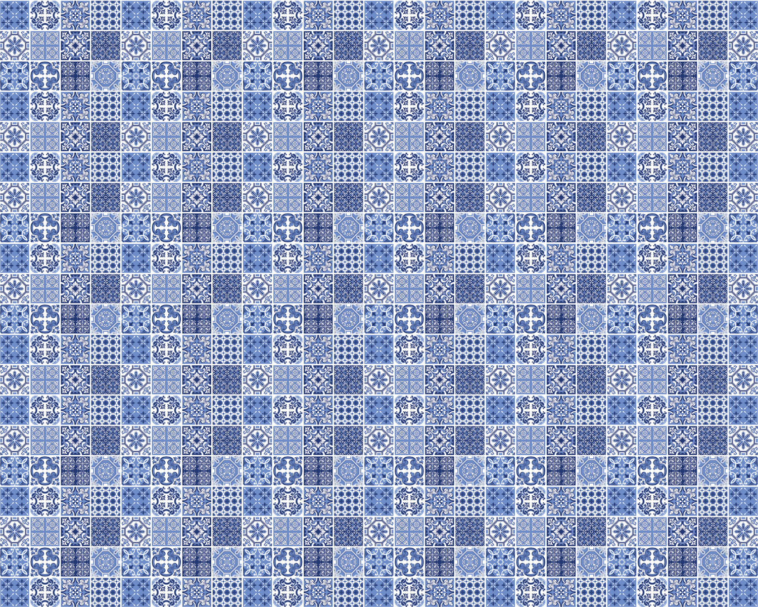 Toilettenrückwand Patchwork