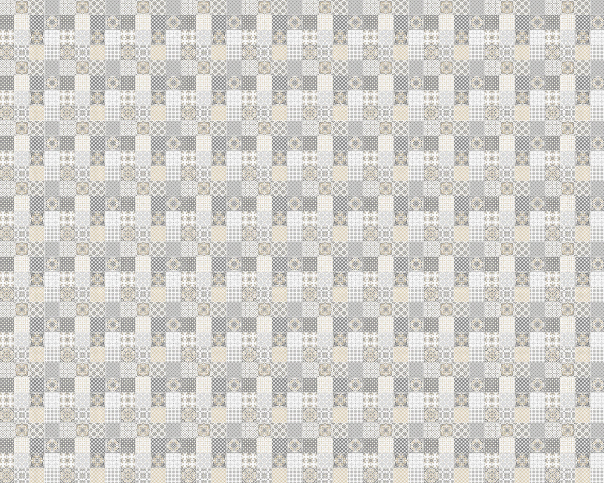 Toilettenrückwand Patchwork