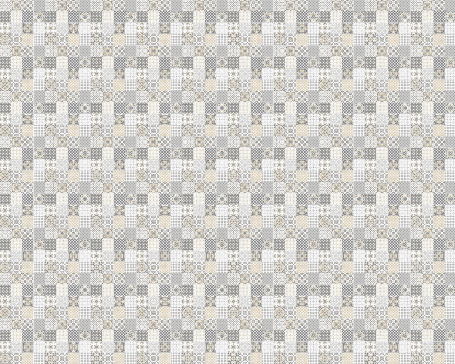 Toilettenrückwand Patchwork