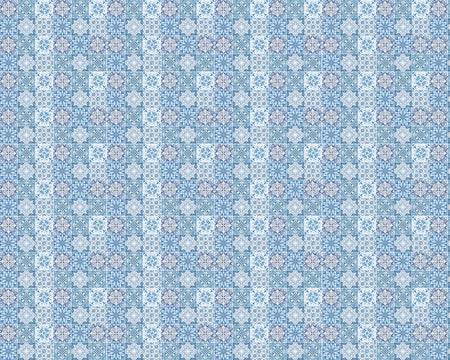 Toilettenrückwand Patchwork