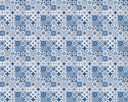 Toilettenrückwand Patchwork