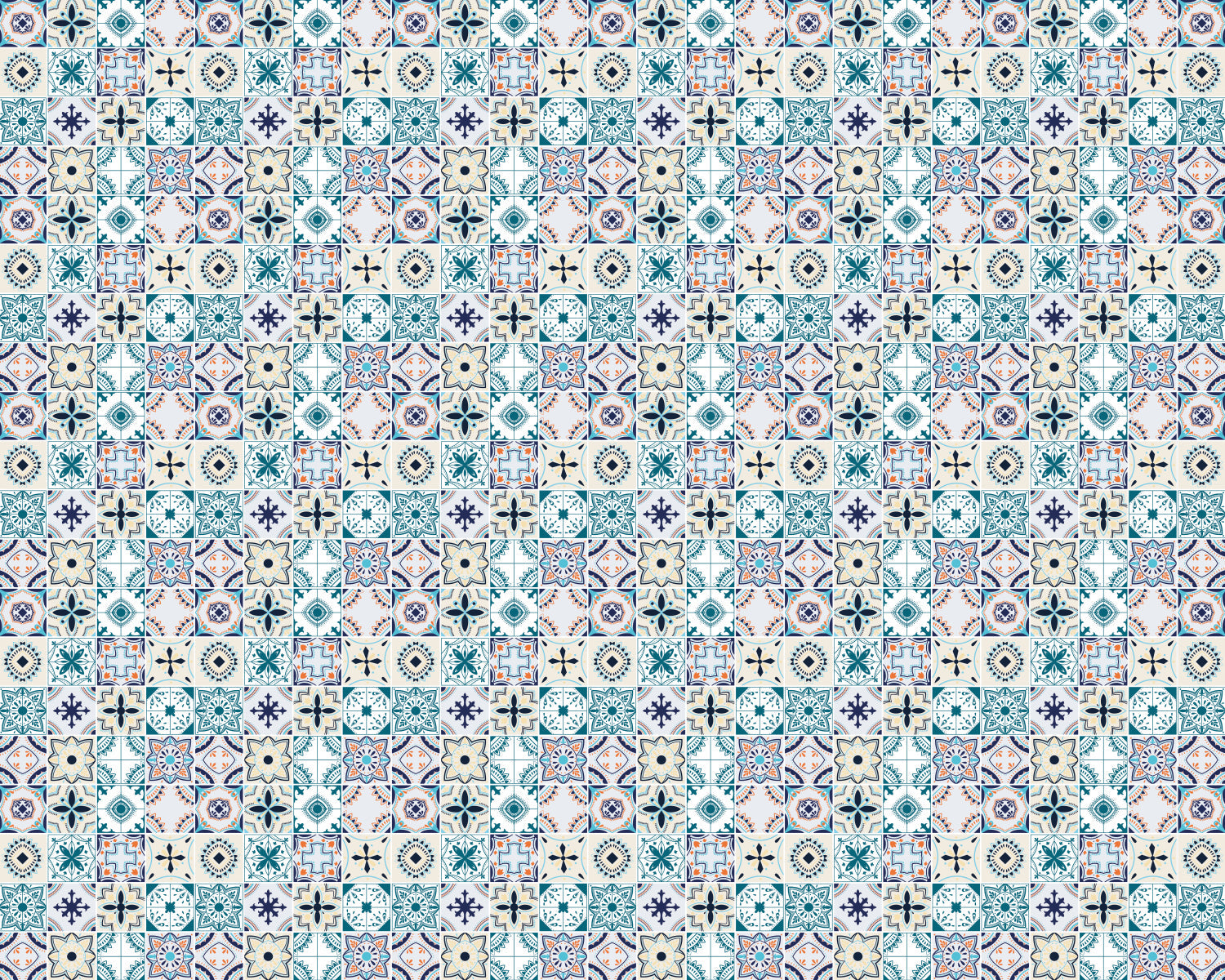 Toilettenrückwand Patchwork