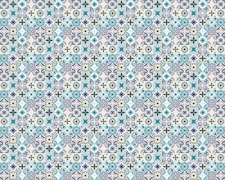Toilettenrückwand Patchwork